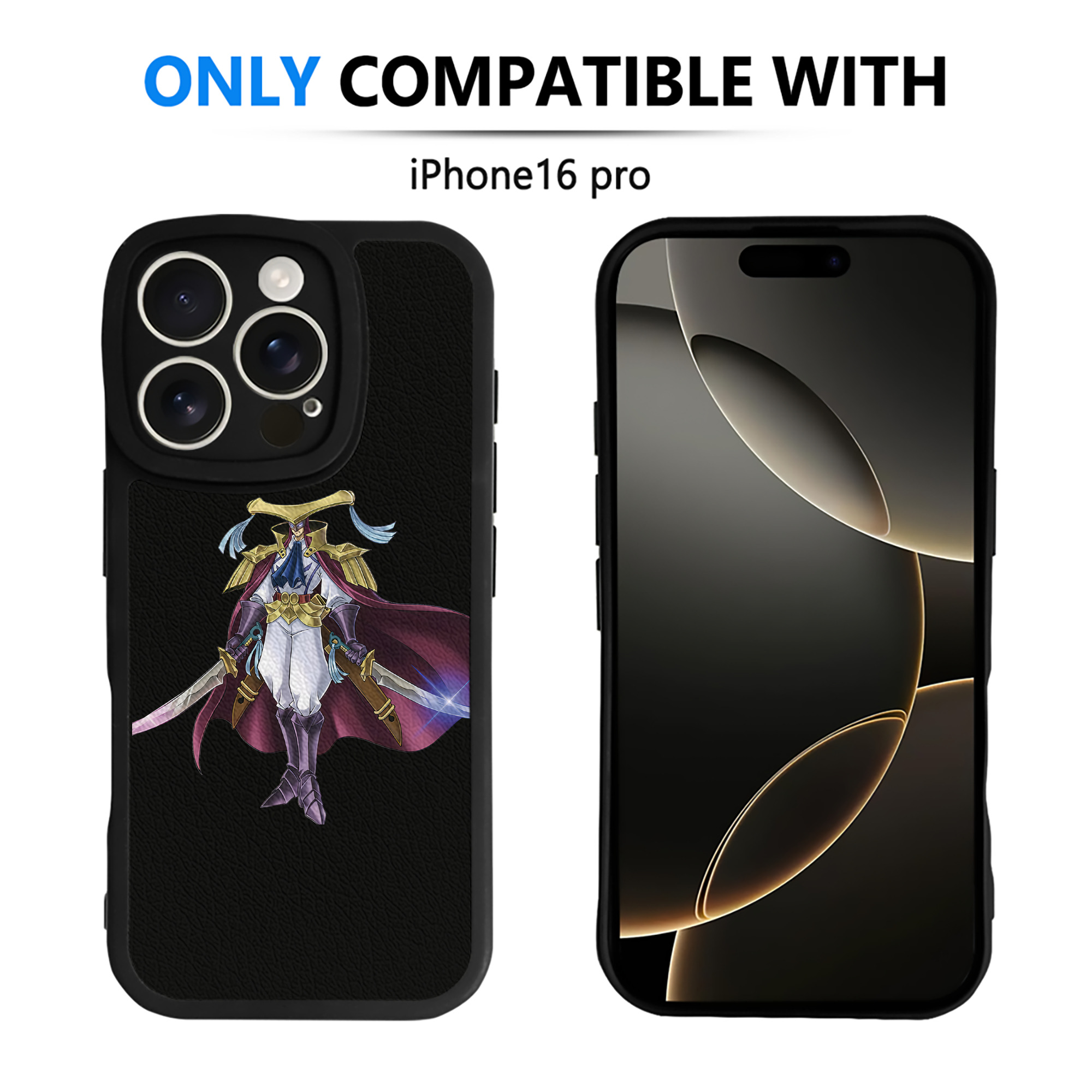 （画像用） 遊☆戯☆王 Yu-Gi-Oh! 【iPhone 16シリーズ対応】シリコンスマホケース（レザー調） 材質：シリコン